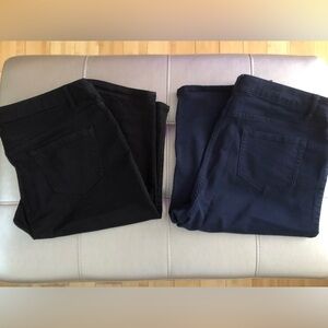 Christopher & Banks (CJ Banks) Sz 16 Capri Jeans Bundle